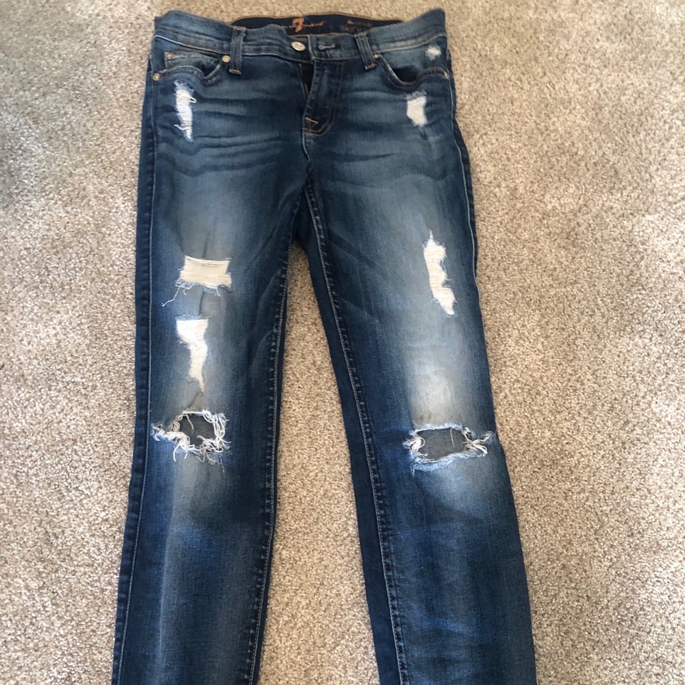 7 For All Mankind The Ankle Skinny jeans